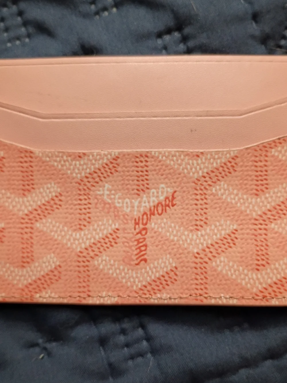 Y-style Pink Coral Card Holder